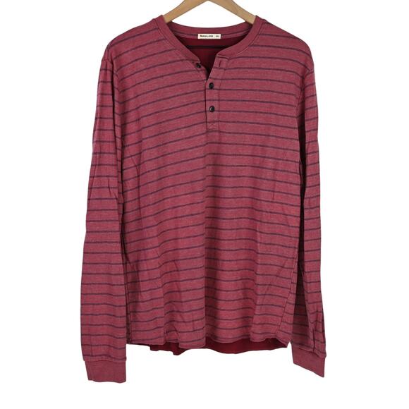 Marine Layer Other - Marine Layer Double Knit Easy Stripe Henley, M/L